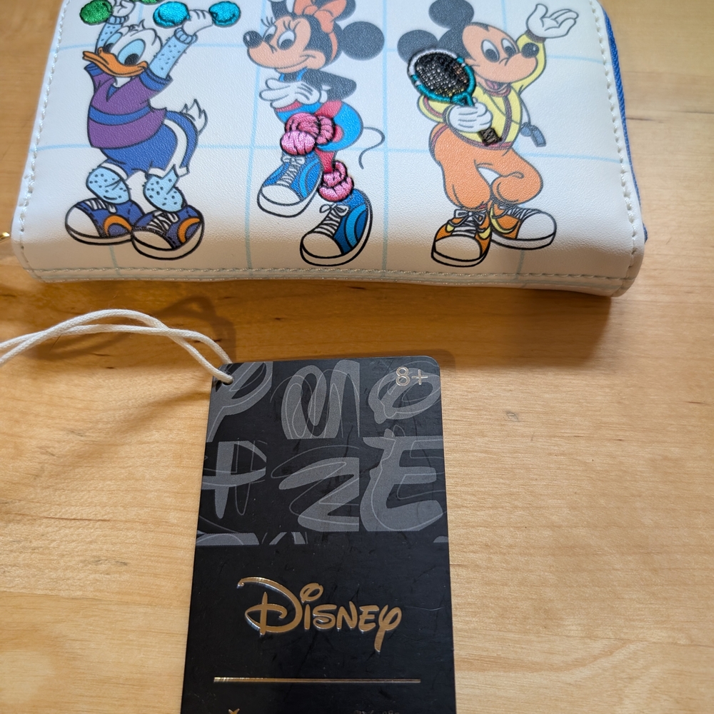 BNWT Loungefly Disney Mousercise Wallet